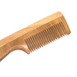 Neem Wood Comb – Fine Tooth