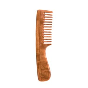Neem Wood Comb – Wide Tooth