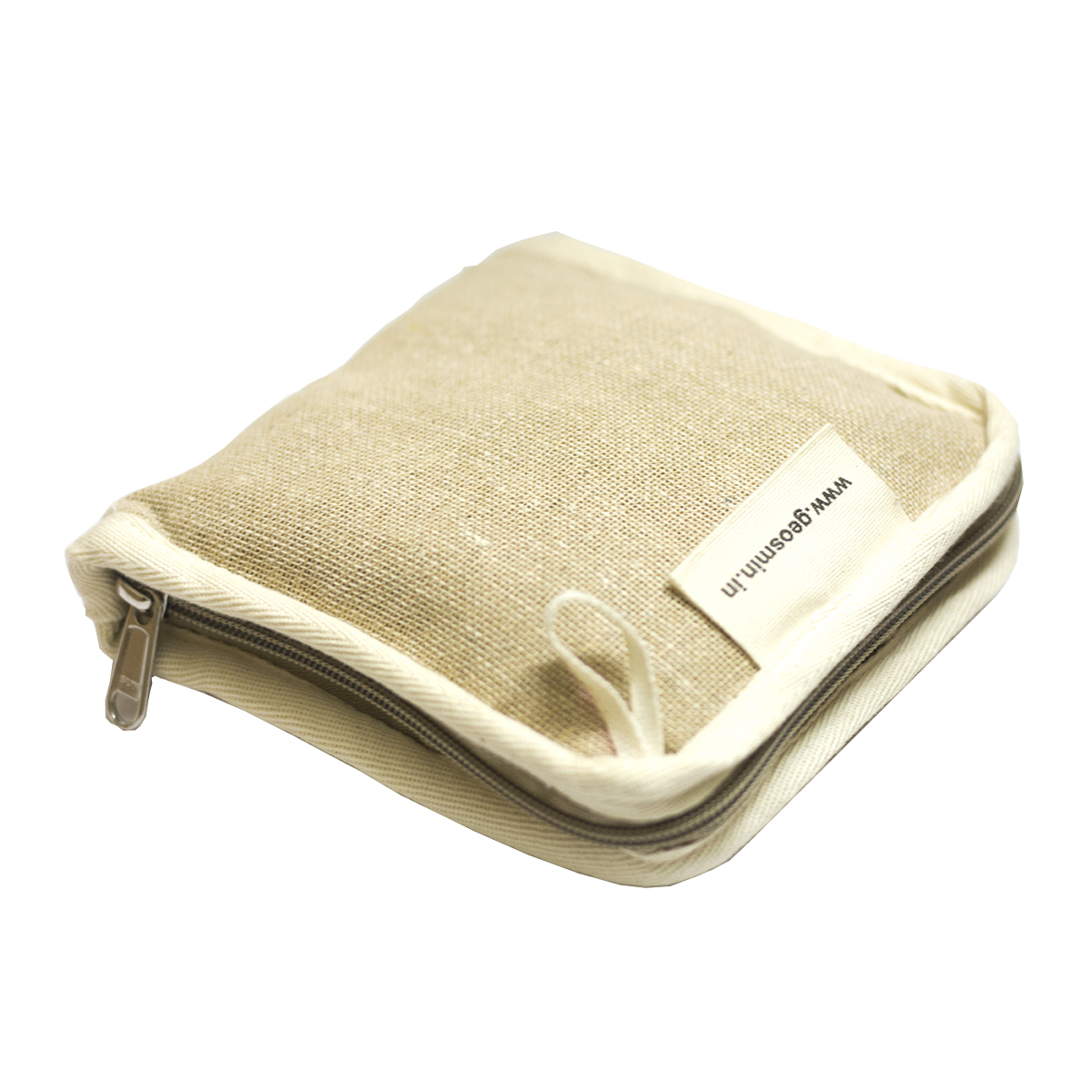 Foldable and Reusable Jute Cotton Shopping Bag - Geosmin